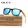 OLEY  Brand Bamboo Polarized Sunglasses