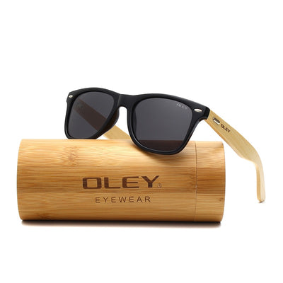 OLEY  Brand Bamboo Polarized Sunglasses