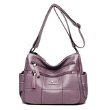 AMYMANG women's genuine sheepskin leather crossbody bag