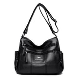 AMYMANG women's genuine sheepskin leather crossbody bag