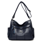 AMYMANG women's genuine sheepskin leather crossbody bag