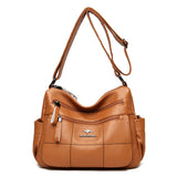 AMYMANG women's genuine sheepskin leather crossbody bag