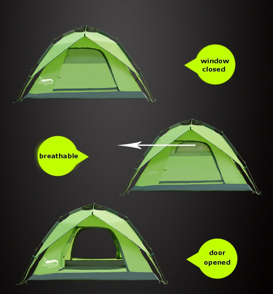 Automatic Camping Tent Instant Setup Portable
