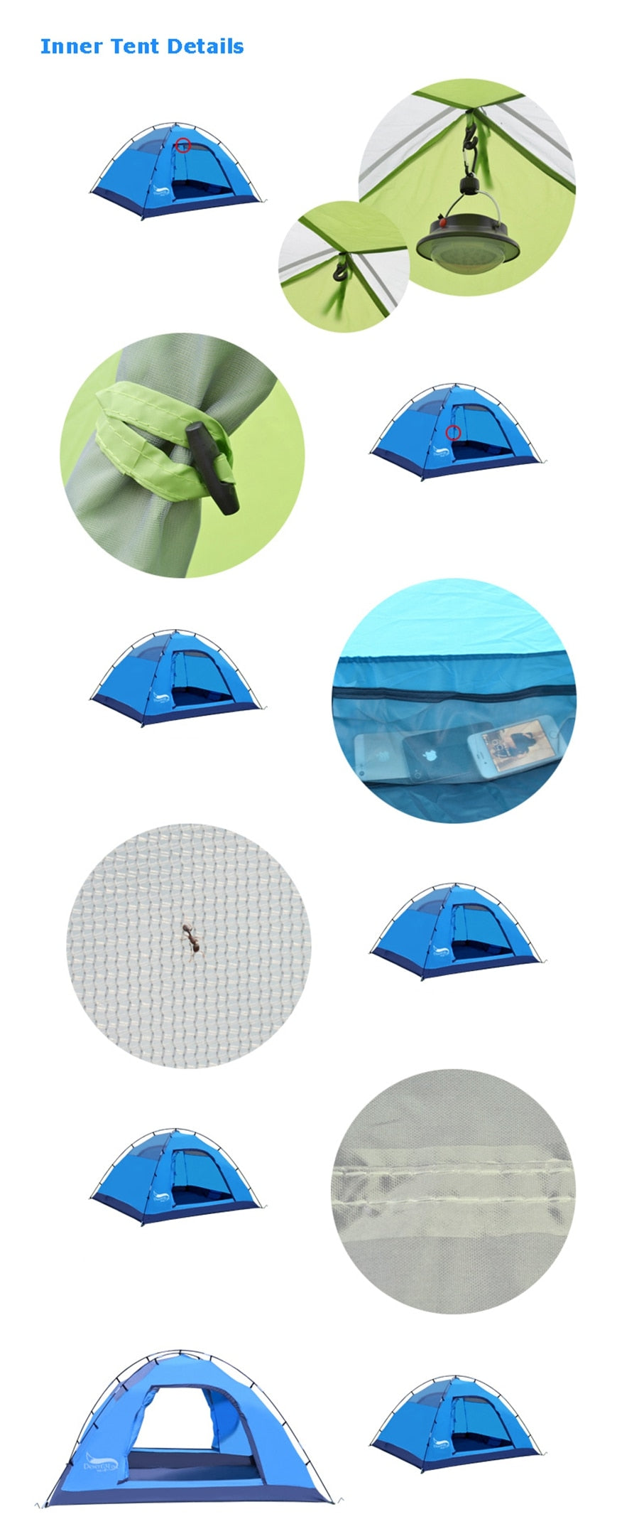 Automatic Camping Tent Instant Setup Portable