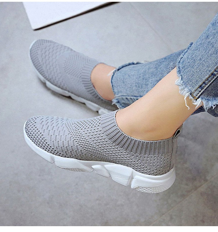 Women's Walking Shoes Sock Sneakers