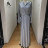 Elegant Pleated Full Length Dress