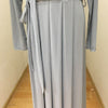 Elegant Pleated Full Length Dress