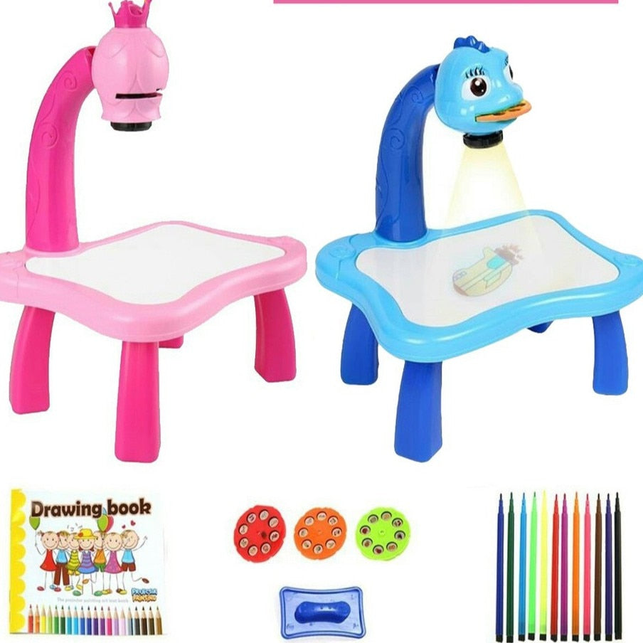 Doodle Time Kiddie Drawing Projector Board
