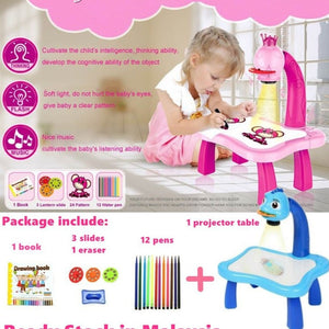 Doodle Time Kiddie Drawing Projector Board