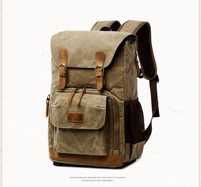 Vintage Waterproof Photography Backpack