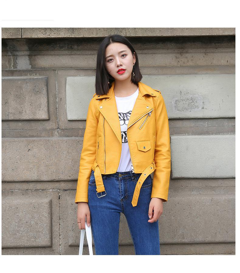 PU Leather Soft Jacket