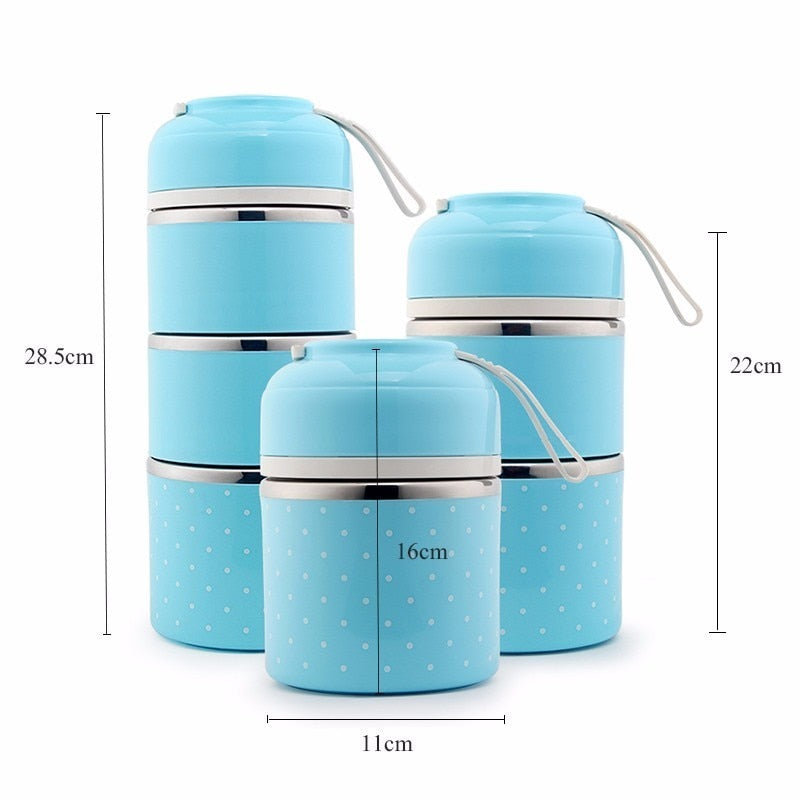 Thermal Lunch Box Leak-Proof Stainless Steel Food Container