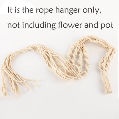 Handmade macrame flower/ plant pot hanger