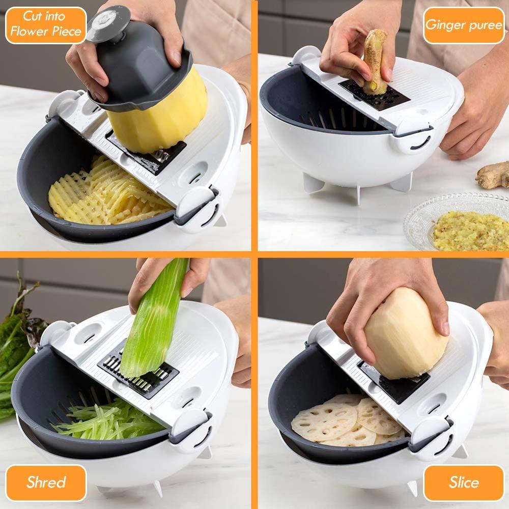 Rotate The Vegetable Cutter