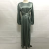 Fashionable Satin Maxi Dress