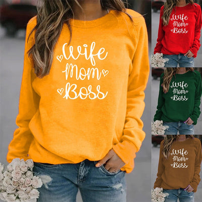 Mom Wife Boss Women’s Hoodie