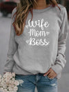 Mom Wife Boss Women’s Hoodie