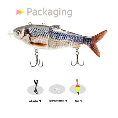 Robotic Rechargeable Self Propelling Fishing Lure