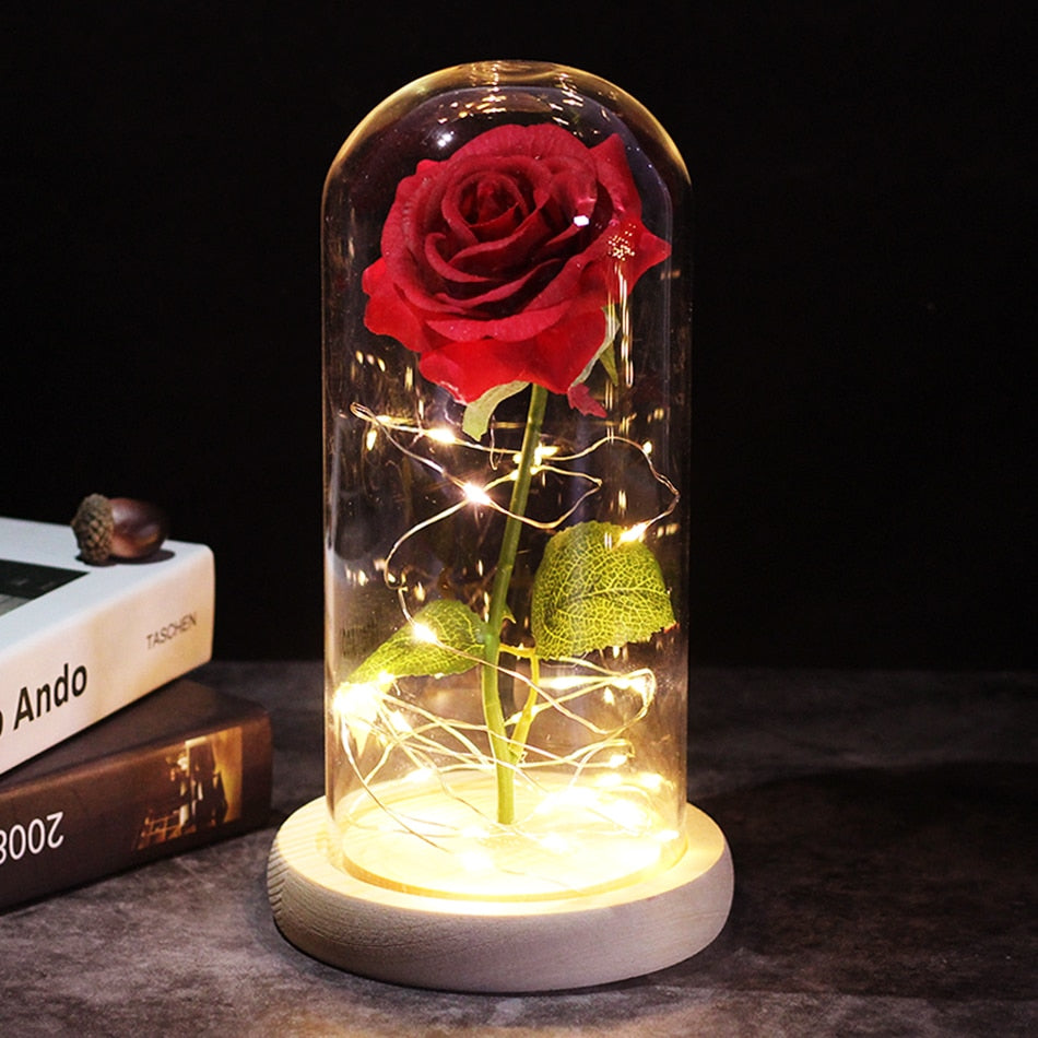 Enchanted Rose Flower Lights