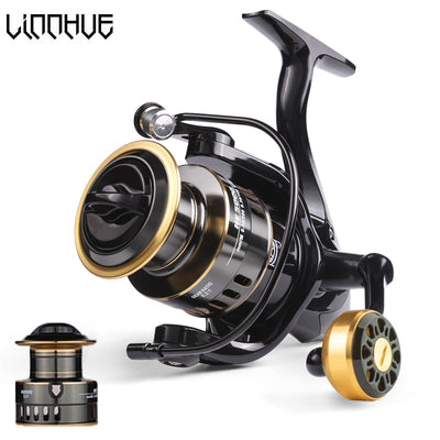 LINNHUE Metal Spool Spinning Fishing Reel