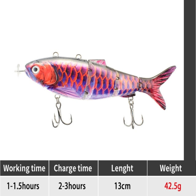 Robotic Rechargeable Self Propelling Fishing Lure