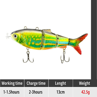 Robotic Rechargeable Self Propelling Fishing Lure