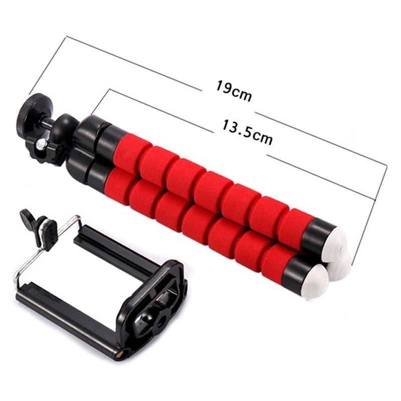 Flexible Tripod Phone Holder With Remote