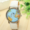 Mini World Map Quartz Watch