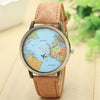 Mini World Map Quartz Watch