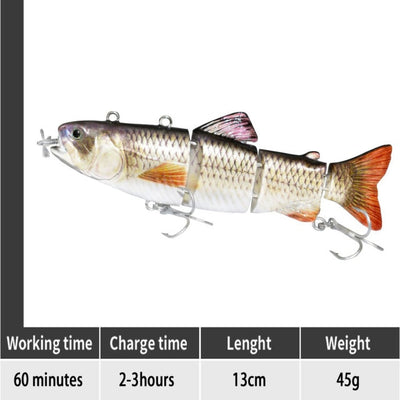 Robotic Rechargeable Self Propelling Fishing Lure