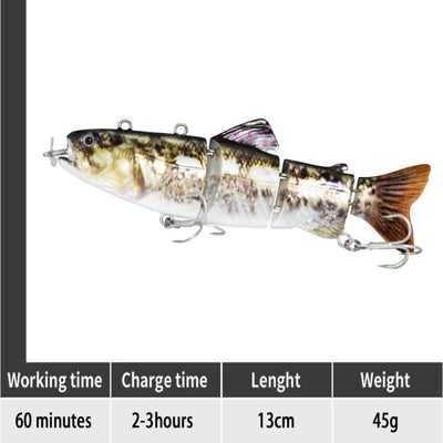 Robotic Rechargeable Self Propelling Fishing Lure