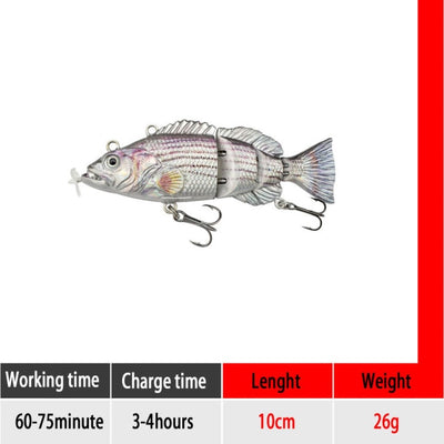 Robotic Rechargeable Self Propelling Fishing Lure