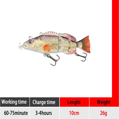 Robotic Rechargeable Self Propelling Fishing Lure