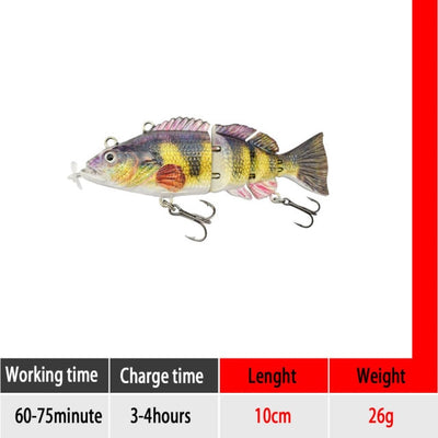 Robotic Rechargeable Self Propelling Fishing Lure