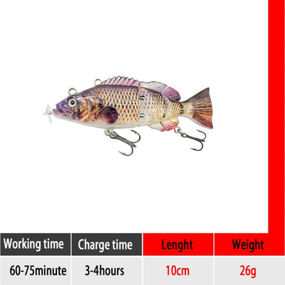 Robotic Rechargeable Self Propelling Fishing Lure