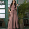 Vintage Bow Tie Maxi Dress