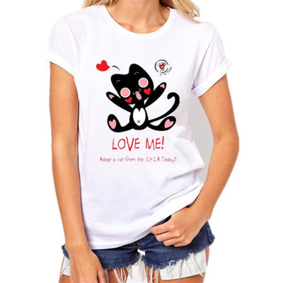 3D Cute Cat T-shirts