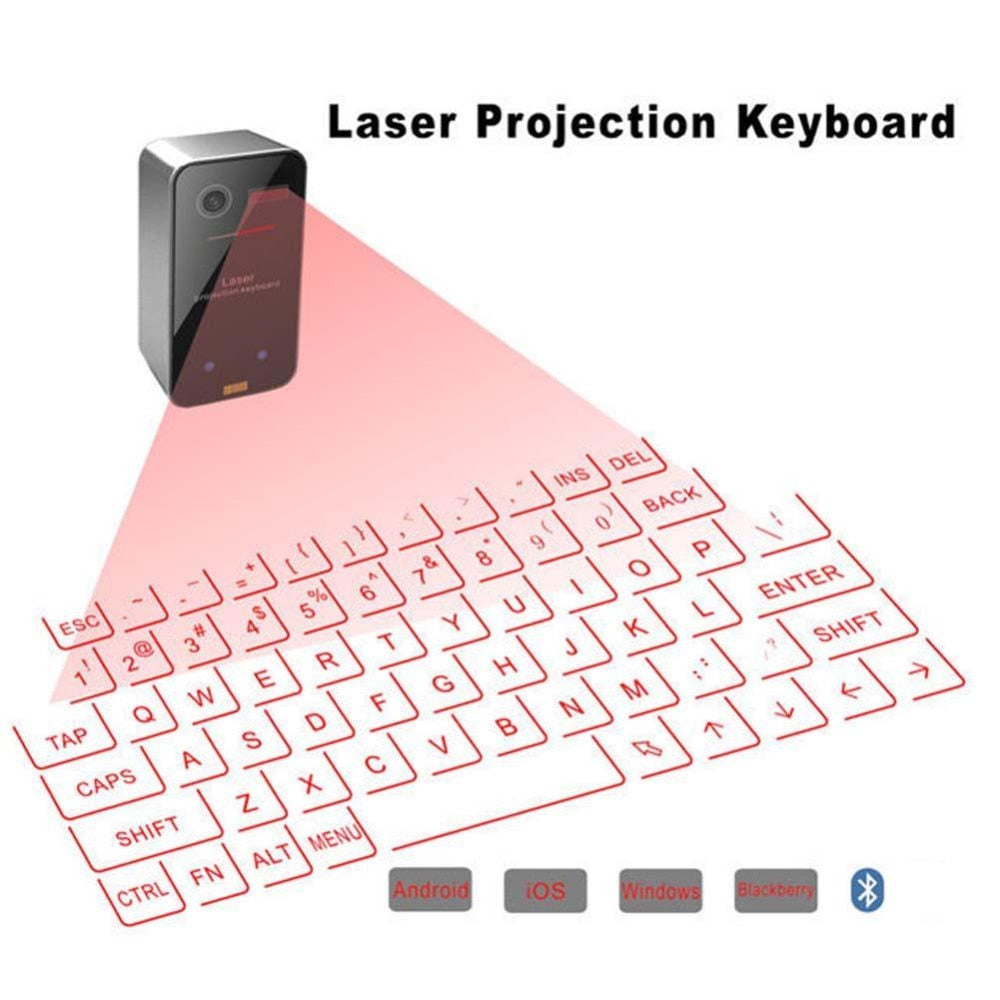 Wireless Projection Virtual Bluetooth Keyboard