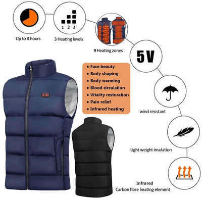 Smart Heated Vest For Women & Men