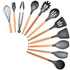 9/11/12Pc Silicone Kitchen Utensils Set Non-stick