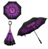 Windproof Reverse Folding Double Layer Inverted Umbrella Self Stand