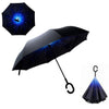 Windproof Reverse Folding Double Layer Inverted Umbrella Self Stand