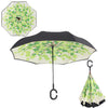 Windproof Reverse Folding Double Layer Inverted Umbrella Self Stand