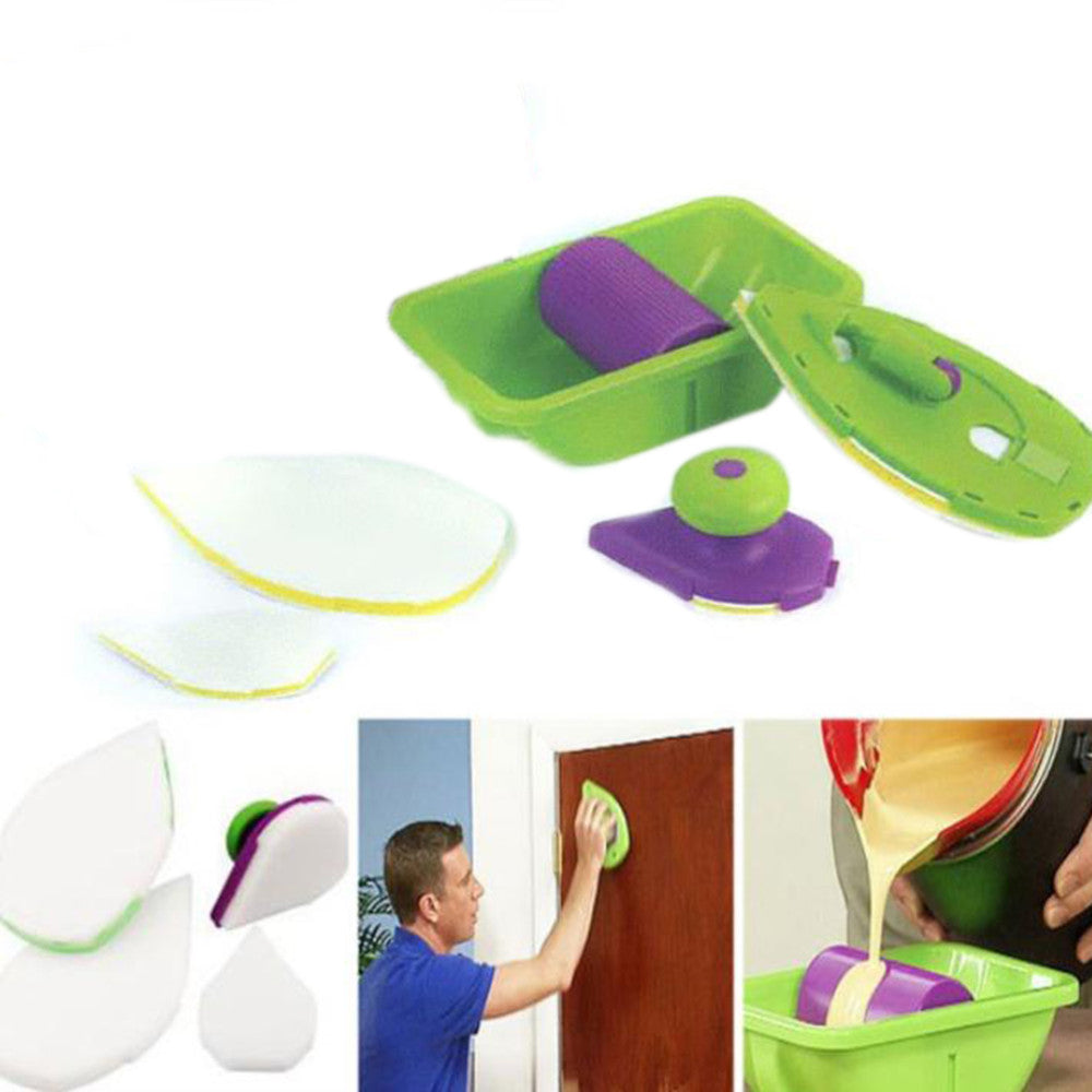 Wall Decorative Paint Roller and Tray Set Painting Brush