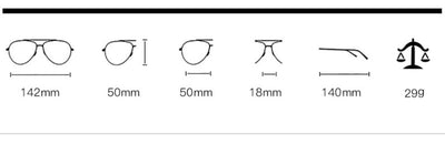 Ladies Eyebrows Optical Glasses