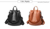 HERALD FASHION Quality Leather Anti-thief Backpack  / Bag