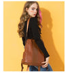 HERALD FASHION Quality Leather Anti-thief Backpack  / Bag