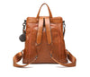 HERALD FASHION Quality Leather Anti-thief Backpack  / Bag